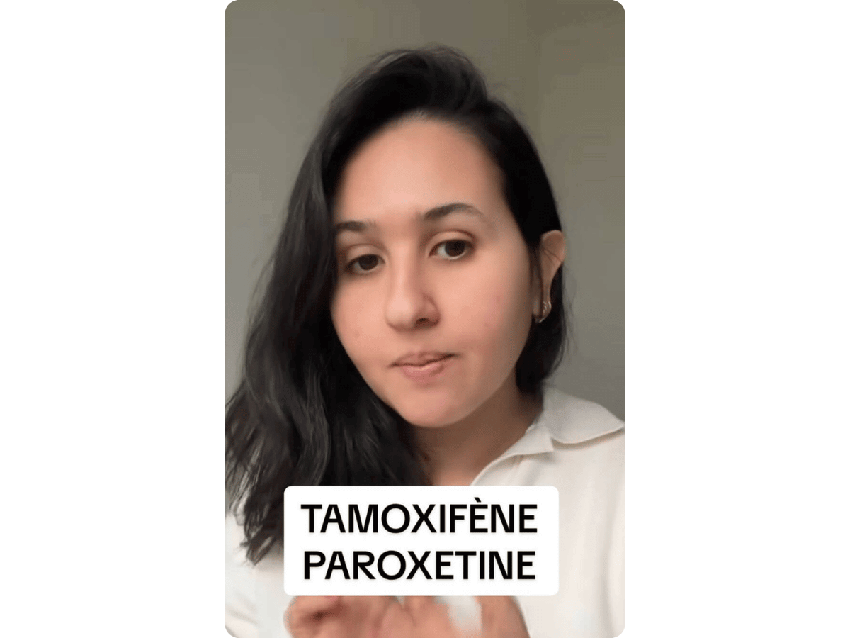 Tamoxifène et Paroxetine